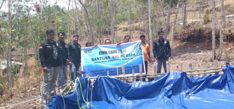 Civil Care 2019 “Bantuan Air Bersih untuk Desa Batuwarno Kabupaten Wonogiri”