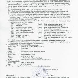 Pelaksanaan Wisuda Sarjana S1 ke 43 dan Pascasarjana S2 ke 13