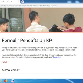 Proses Pendaftaran Kerja Praktek (KP) 2019