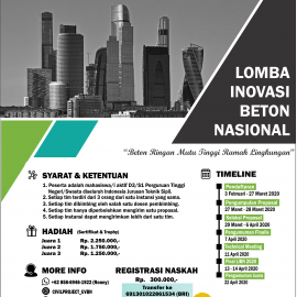 Lomba Inovasi Beton Nasional (LIBN 2020) Civil Project 2020